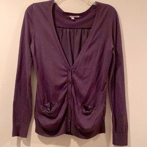 Women’s Medium Size Halogen Half Button Up Cardigan